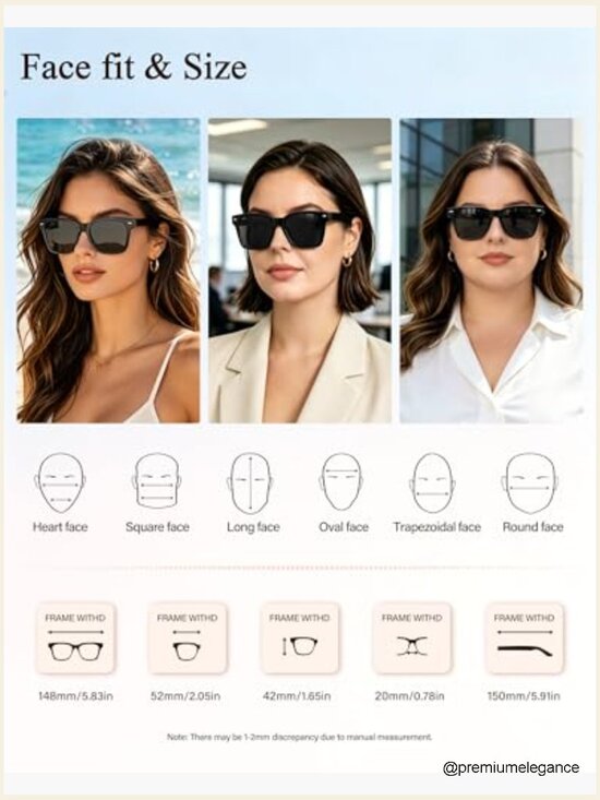 Unisex Square Polarized Sunglasses UV Protection Acetate TR90 Frame main image 6